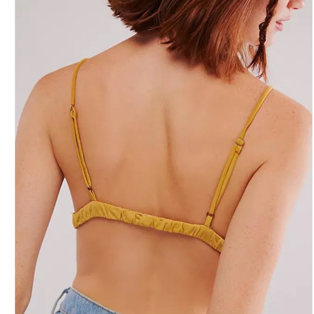 NEW Free People Calla Embellished Triangle Bralette - Picture 2 of 8